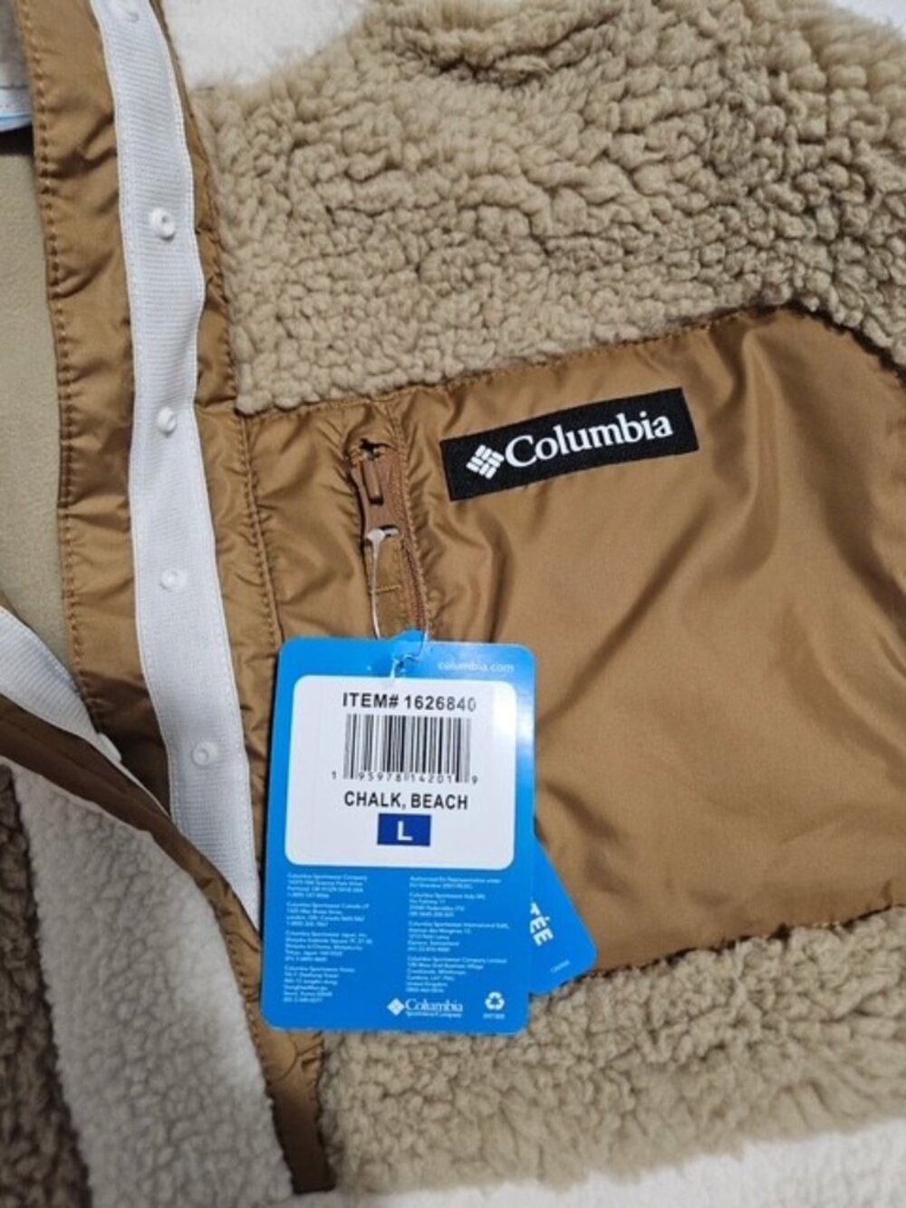 Columbia cropped sweater